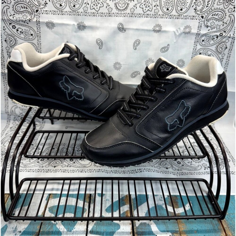 Fox Racing Black/Gray Skater Y2k Vintage Very Rare Shoe Womans Size 6